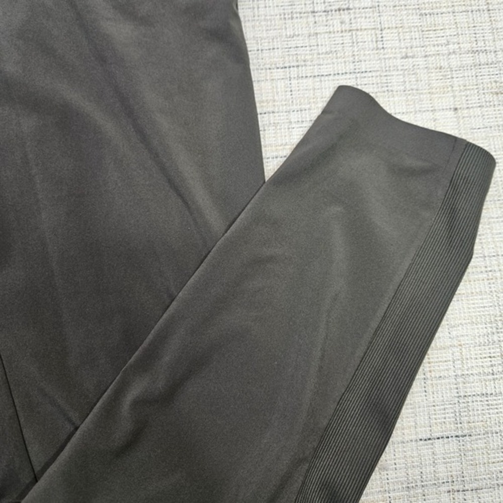 Athleta Brooklyn Ankle Pant Dark Gray Tapered Travel Trousers Size 0 - Picture 2 of 6